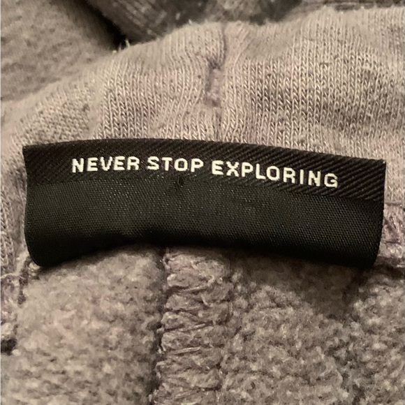 THE NORTH FACE GREY SPELLOUT LOGO UNISEX LOUNGEWEAR JOGGING PANTS - SIZE MEDIUM - Picture 5 of 11